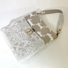 ミナペルホネン＊縦長ワンショルダーバッグ＊forest tile