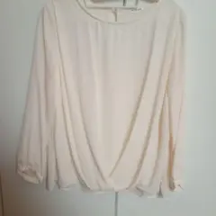 GLACIER シフォン 長袖ブラウス