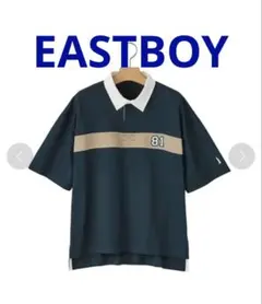 EASTBOY（イーストボーイ）のラガーシャツ（ポロシャツ）半袖　緑