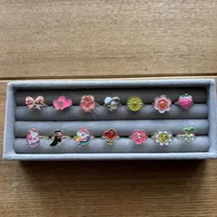 カラフルな子どもの指輪セット14点⑥