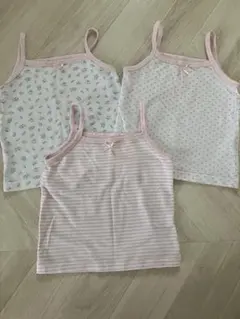 ベビー肌着 タンクトップ 3枚セット　95cm 女の子