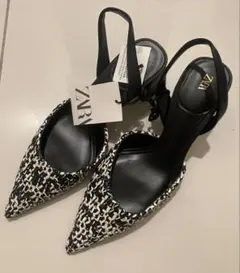 ZARA ポインテッドトゥ ハイヒールパンプス 36