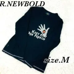 R.NEWBOLD　アールニューボールド　サイズM　ブラック　カッコイイ　長袖