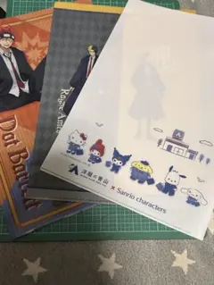 クリアファイル マッシュル　くら寿司　サンリオ　青山