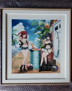 【未開封】ドルフィンウェーブ　描き下ろし複製原画　コーストライディング