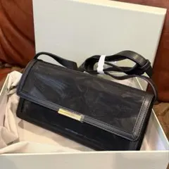 新品Calvin Klein ショルダーバッグ ブラック　メッシュレザーのサムネイル
