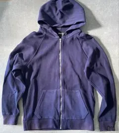 古着 DIESEL フルジップパーカー　紺、紫