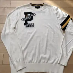 PEARLY GATES 薄手ホワイト セーター 4