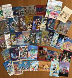 ディズニー　ファイル＋ポストカード93枚＋ダッフィーフレンズ20周年ガイド