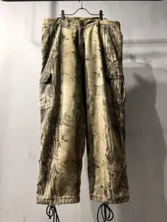 リアルツリーカモ柄 迷彩カーゴパンツ