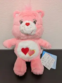 新品タグ付き ケアベア ラブアロットベア ぬいぐるみのサムネイル