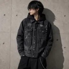 in the attic jacket 2way skull ギャル男 y2k