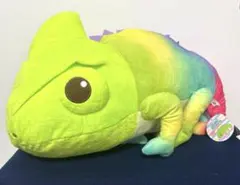 くるるんしっぽのレオンちゃん　ニジイロちゃん　カメレオン　レインボー　ぬいぐるみ
