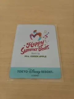 ミセスグリーンアップル　ディズニー　コラボ　ステッカー　サマークールオフ