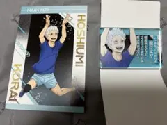 ハイキュー!!名言アクリルブロック/アニメイト特典ポストカード/鴎台高校星海光来