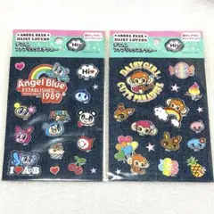 エンジェルブルー　 デイジーラバーズ デニムファブリックステッカー　新品未開封