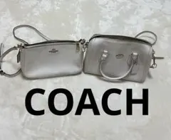 COACH ホワイト ショルダーバッグ 2ハンドル