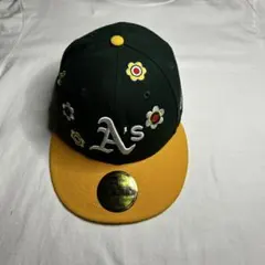 59fifty New era花柄刺繍 ベースボールキャップ 7 1/4 希少