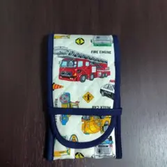 (518)ハンドメイドの カトラリーケース布(縦型)