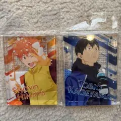 ハイキュー！！　日向翔陽　影山飛雄　アクリルブロック　セット