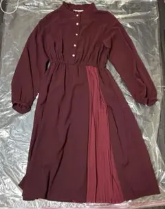 ボルドー ワンピース Ray Cassin