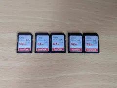 SanDisk Ultra Dカード　SDHC　SDXC　5個セット（中古美品）