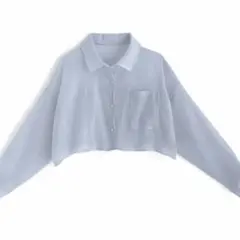 GRL ショート丈シャツ