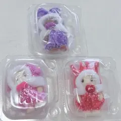 赤ちゃんカラフルウサギコスチューム まとめ売り シルバニア