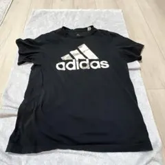Mサイズ アディダス adidas カモフラロゴ Tシャツ ブラック