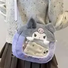 쿠로미 ぬいぐるみリュック ふわもこリュック 쿠로미 ちゃん