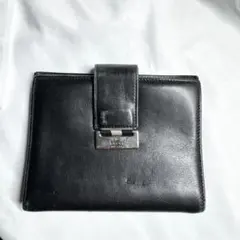 GUCCI グッチ ブラックレザー 手帳カバー