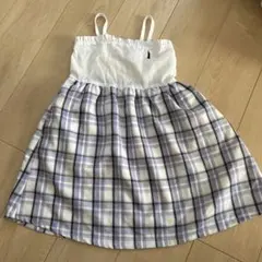 East boy チェック柄 ワンピース 120