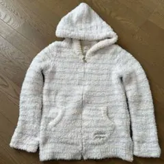 ジェラートピケ　ボーダーもこもこパーカー