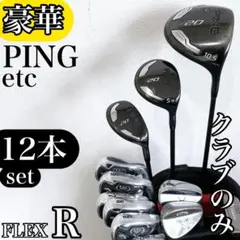 【豪華‼】 PING ピン キャロウェイ メンズ ゴルフクラブ 初心者セット R 豪華‼】 PING ピン キャロウェイ メンズ ゴルフクラブ 初心者セット R