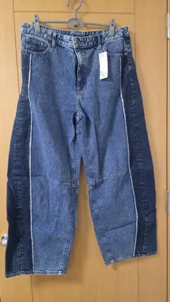 GU ワイドパンツ 3XL ブルー