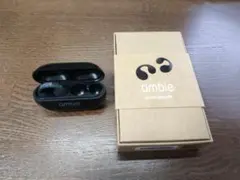 【未開封】ambie ワイヤレスイヤホン AM-TW01 BLACK ambie(アンビー) ワイヤレスイヤホン sound earcuffs(サウンド