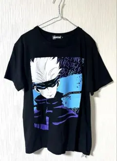 呪術廻戦 五条悟　キャラクター Tシャツ　BANDAI　ブラック　サイズ.M