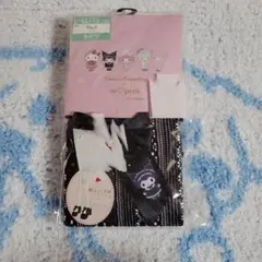 Sanrio characters m♡petit タイツ ブラック L-LL