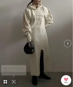 新品 AMERI 2WAY KEY NECK KNIT DRESS M