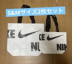 SM 2枚セット　ナイキ NIKE エコバッグ ショッパー 韓国 人気