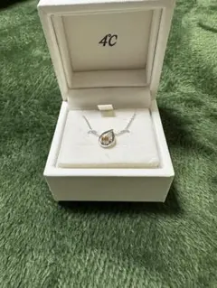 新品未使用！4°C 11月誕生石エターナルシルバーネックレス