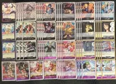 紫黒ルフィ　デッキ調整パーツ各種　SR2種 ワンピースカードゲーム