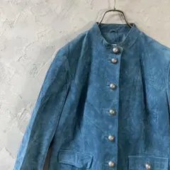 CHARTER CLUB レザージャケット　本革　フルボタン　L相当　HD8