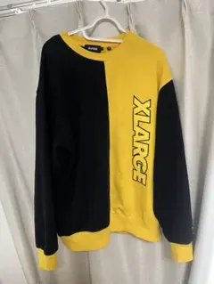 XLARGE パーカー M 黒/黄色