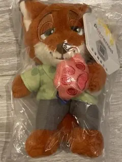 ズートピア　ニック・ワイルド　キーホルダー ぬいぐるみマスコット♪