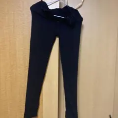 ブラック レギンス バックポケット付き
