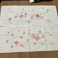 ガーゼフェイスタオル ガーゼ手拭い　2枚セット　干支ガーゼタオル