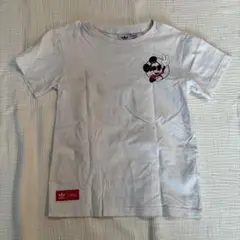 adidas ミッキーマウス プリント Tシャツ ホワイト130