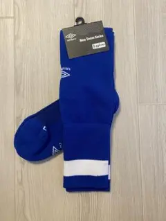 新品未使用umbro ブルー サッカーソックス 25.5-30cm UK7-12