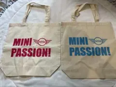 未使用　ミニクーパー　ペア　バッグ　mini bmw 非売品